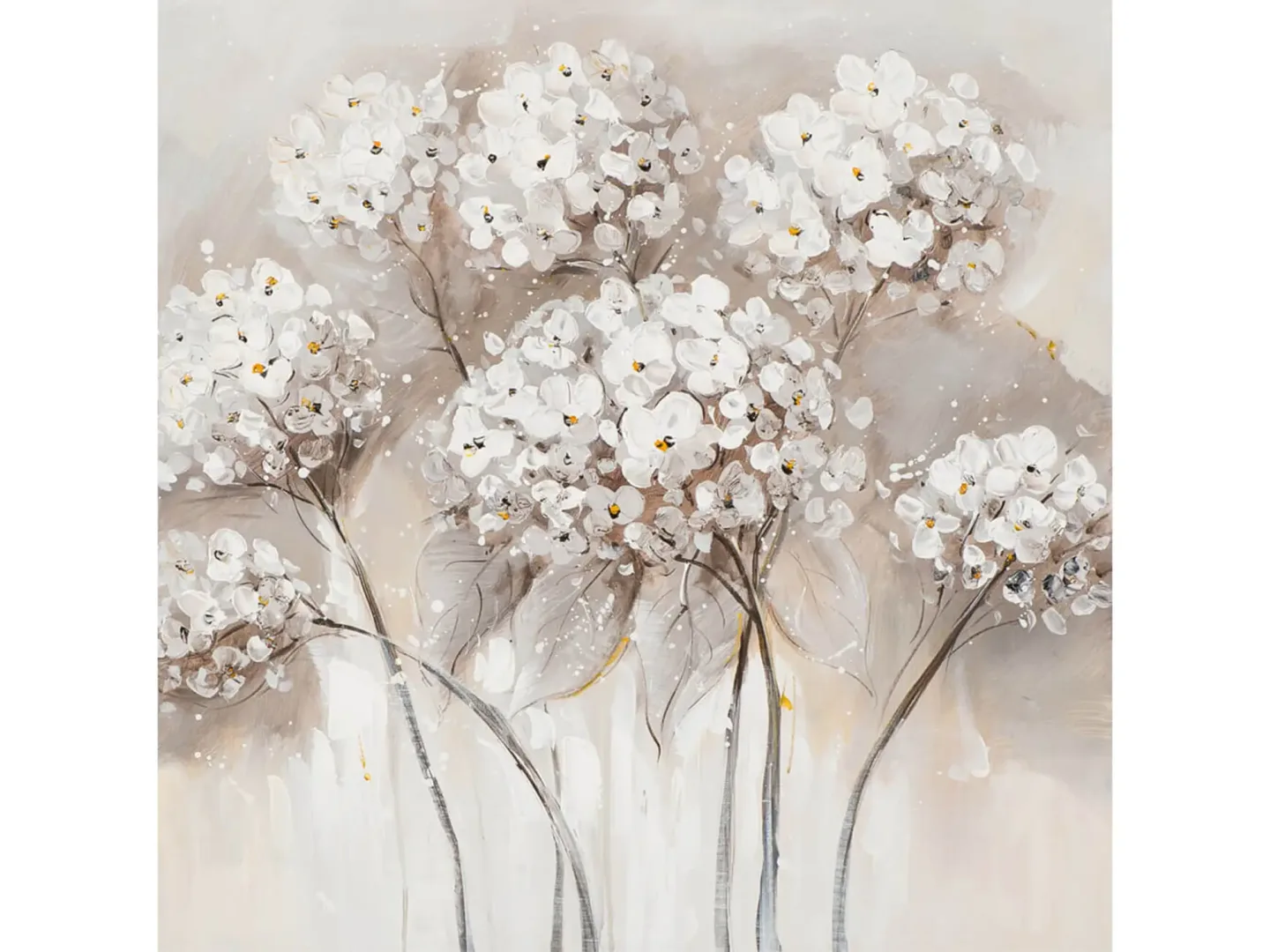 image LAND Bild Blumen, Weiss/Beige | Schubiger Möbel