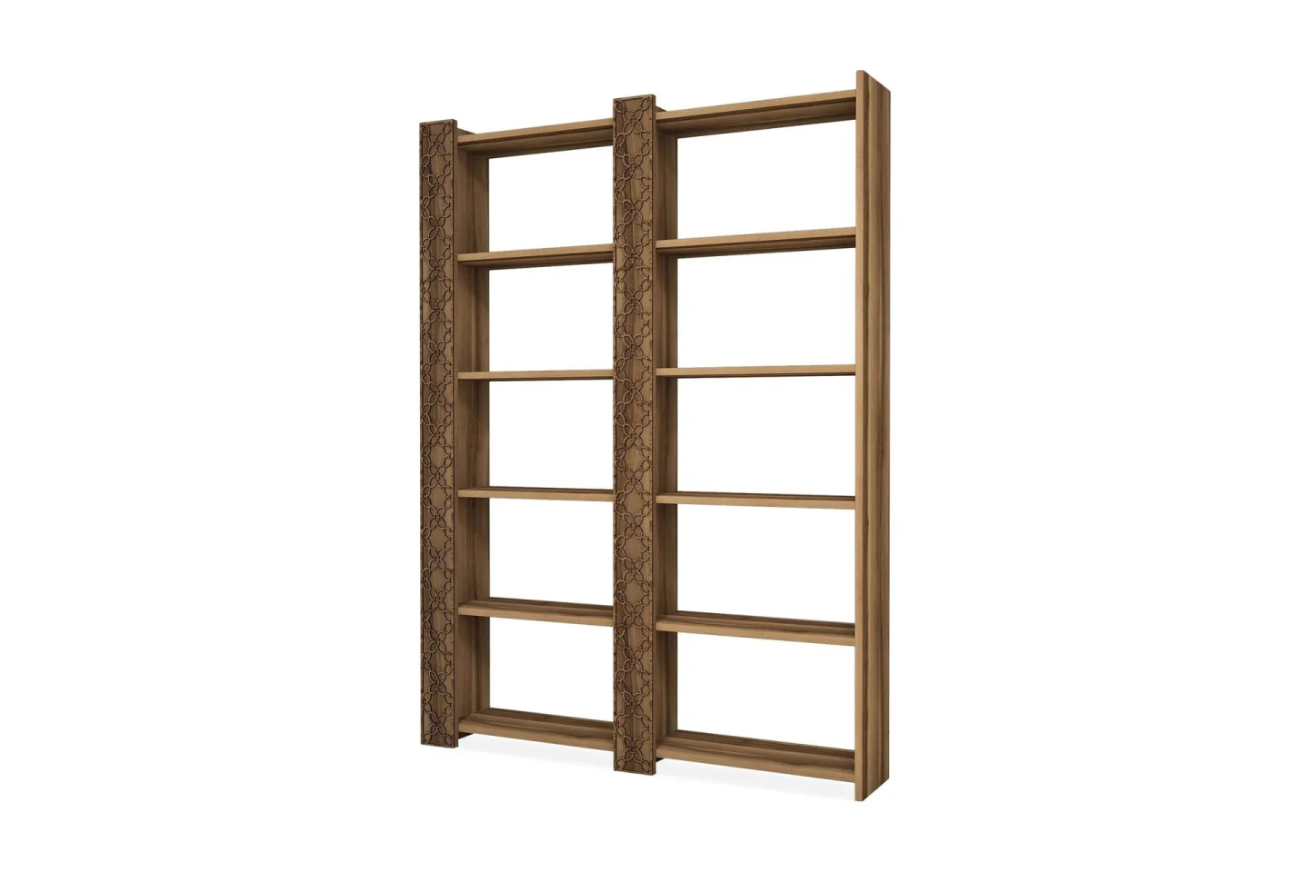 Hovdane Bokhylla 124 cm - Mörkbrun