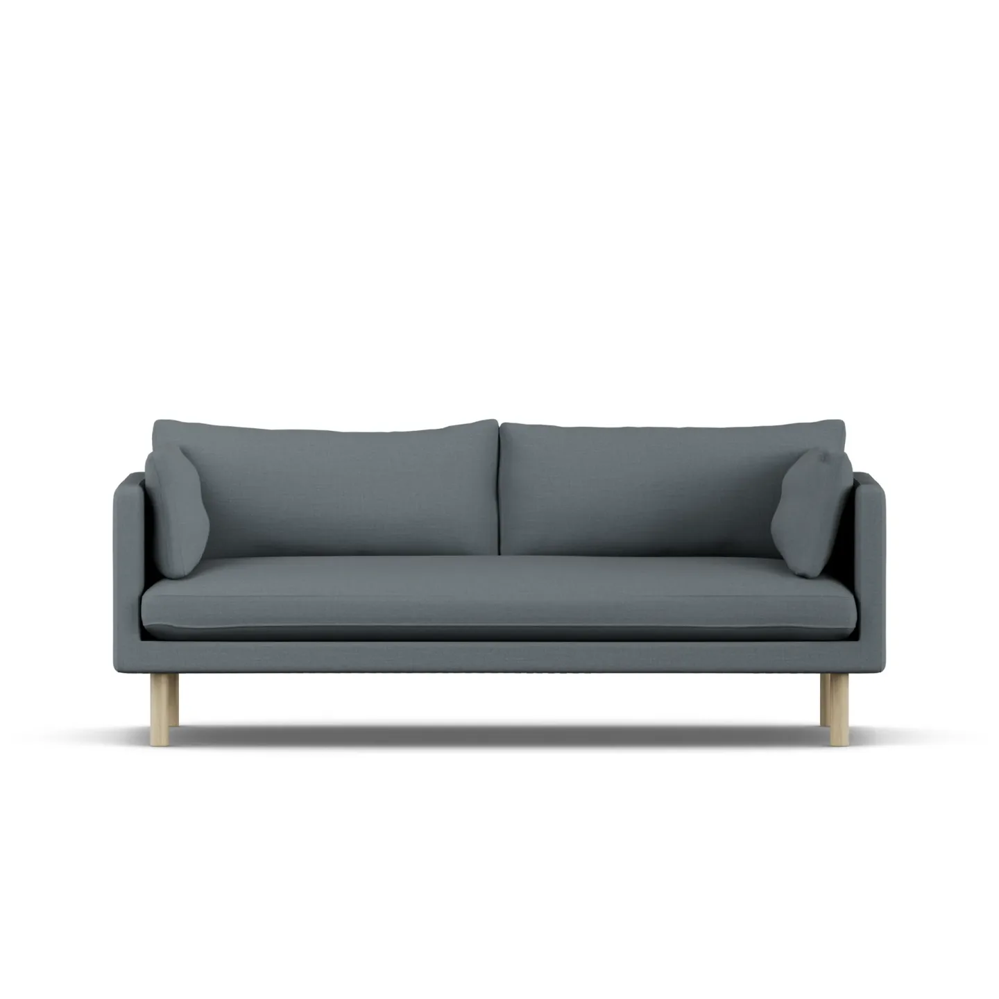 1898 Linnevik Sofa Same Blue 6678-Eiche weiß geölt, 3-sitzig