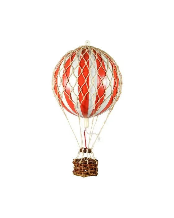 Floating The Skies Hot Air Balloon Red/White