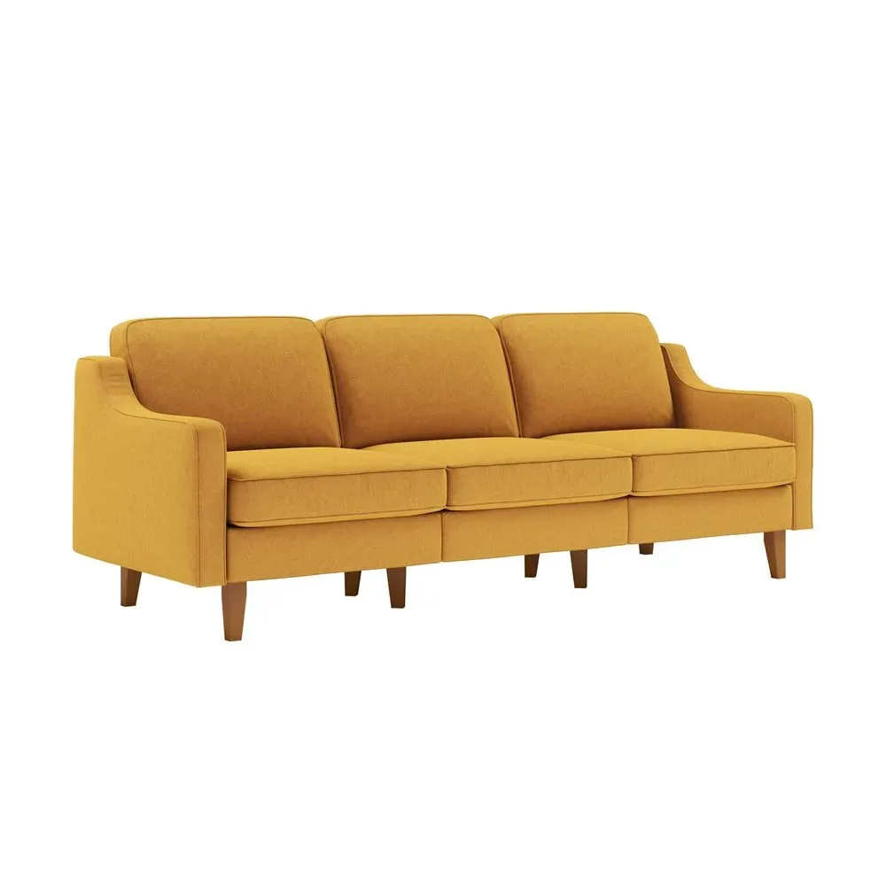 Lorvas 3-sits Soffa - Senapsgul