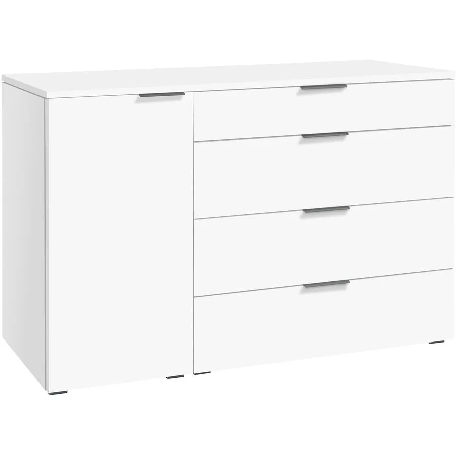 Hasena Kommode Colten Weiss MDF 135 cm 49 cm