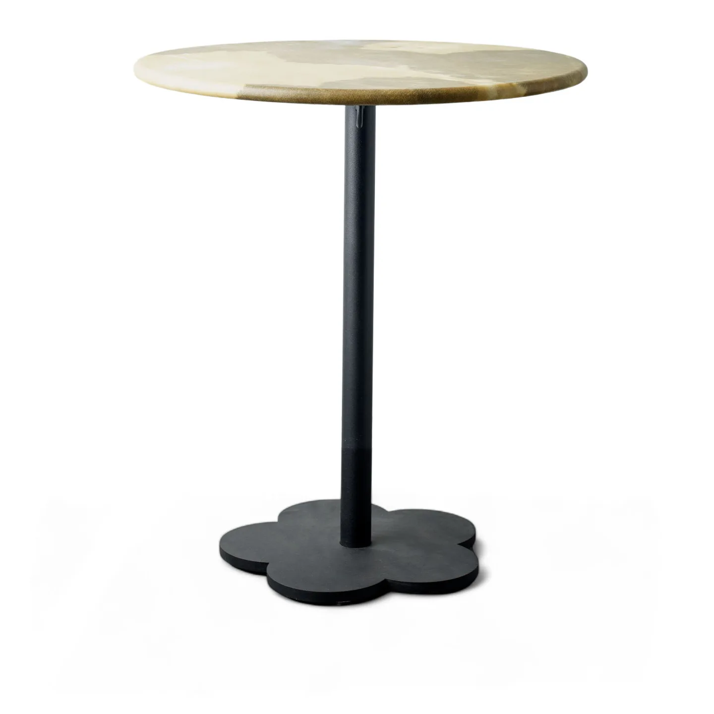 Ingridsdotter - Café bord sten - Balkong- och cafébord - Jonas Bohlin - Svart - Läder/Metall