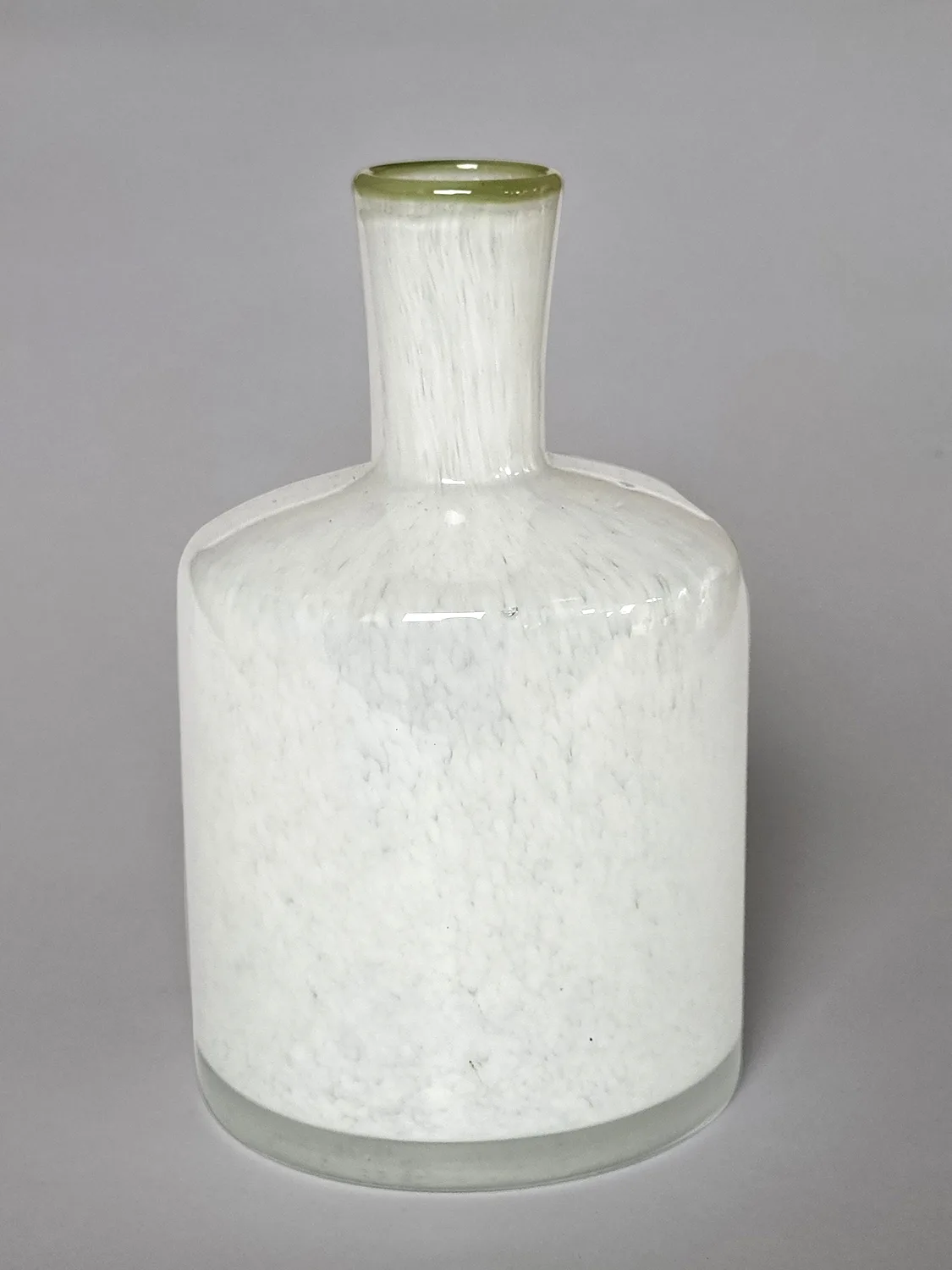 Vase - Harmony (hvit/grønn) (Størrelse: 10 x 17 cm)