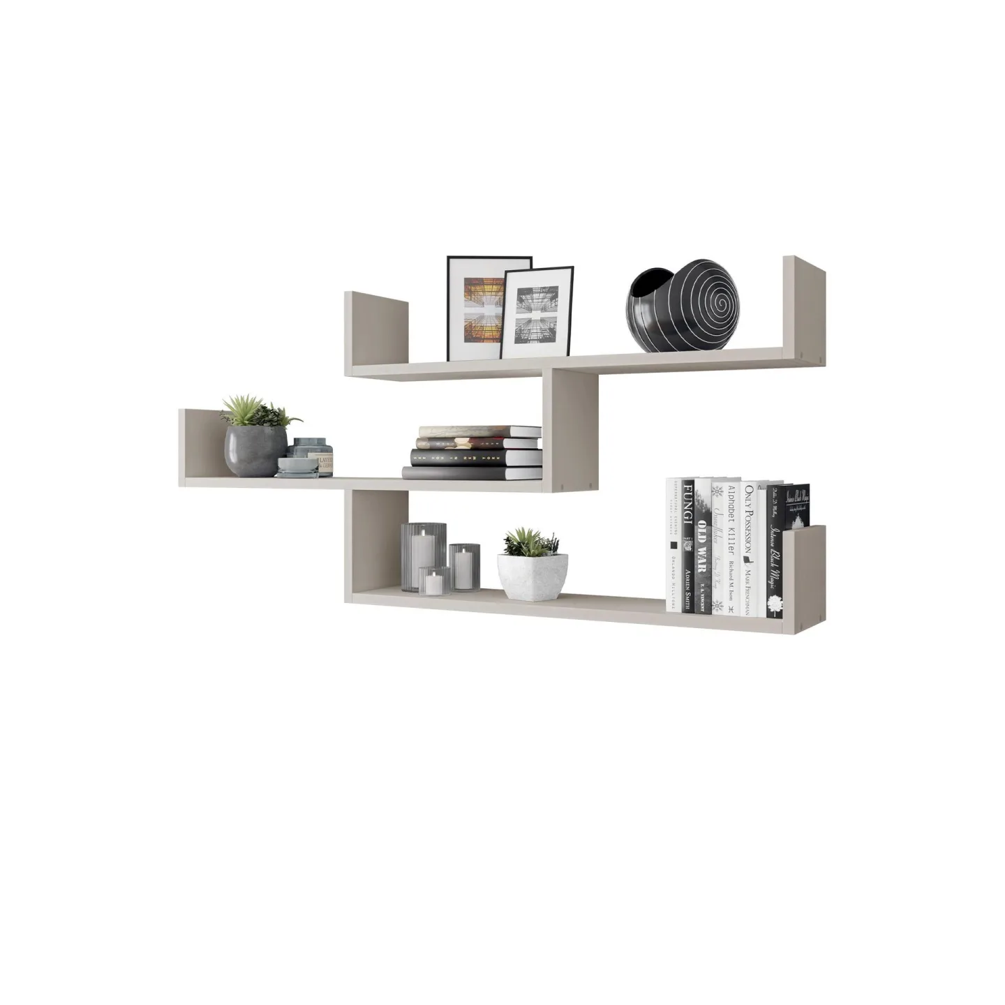 Triorana Vägghylla 119 cm - beige