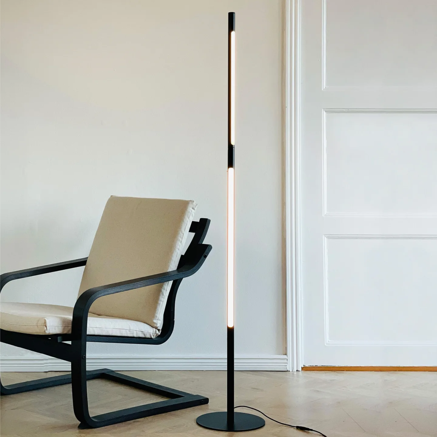 Vagner LED Stehleuchte Schwarz - DybergLarsen Dyberg Larsen - Wohnzimmer - Design - Metall - Mehrflammig