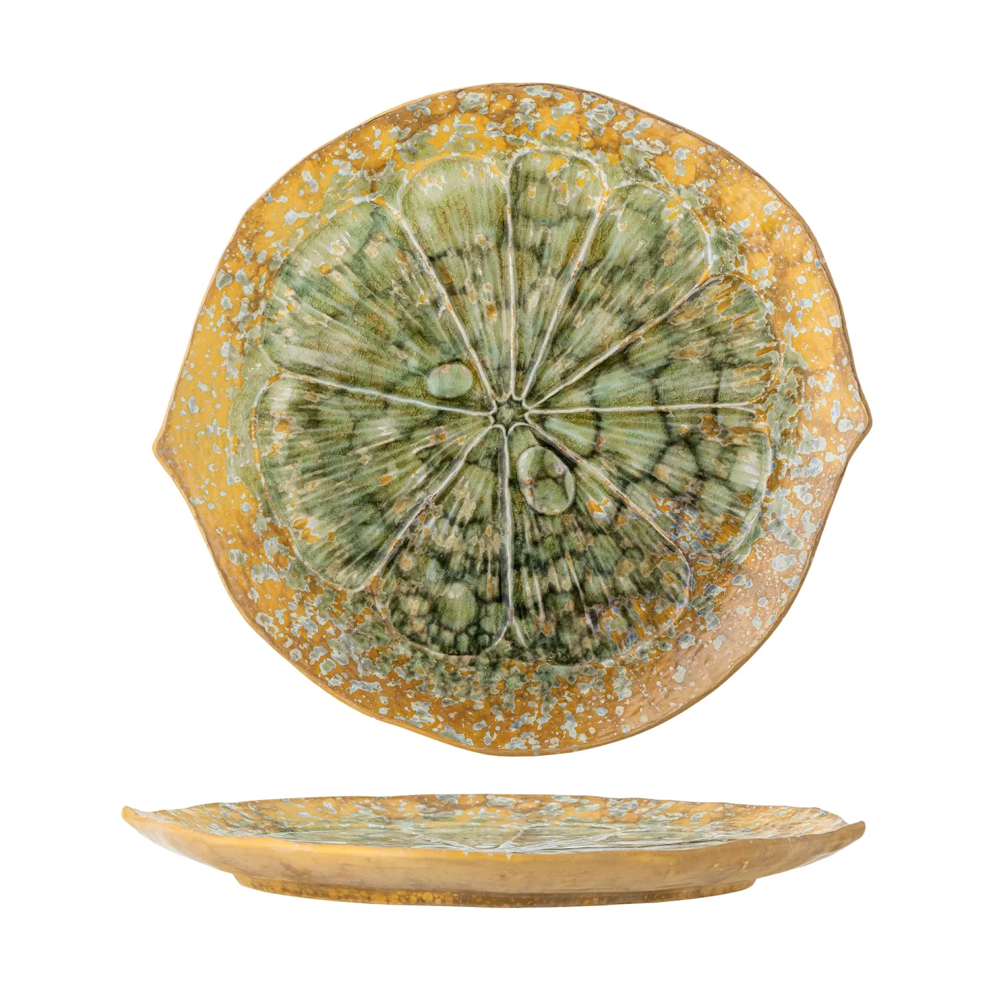 Bloomingville Milani Servierplatte Ø30 cm Grün