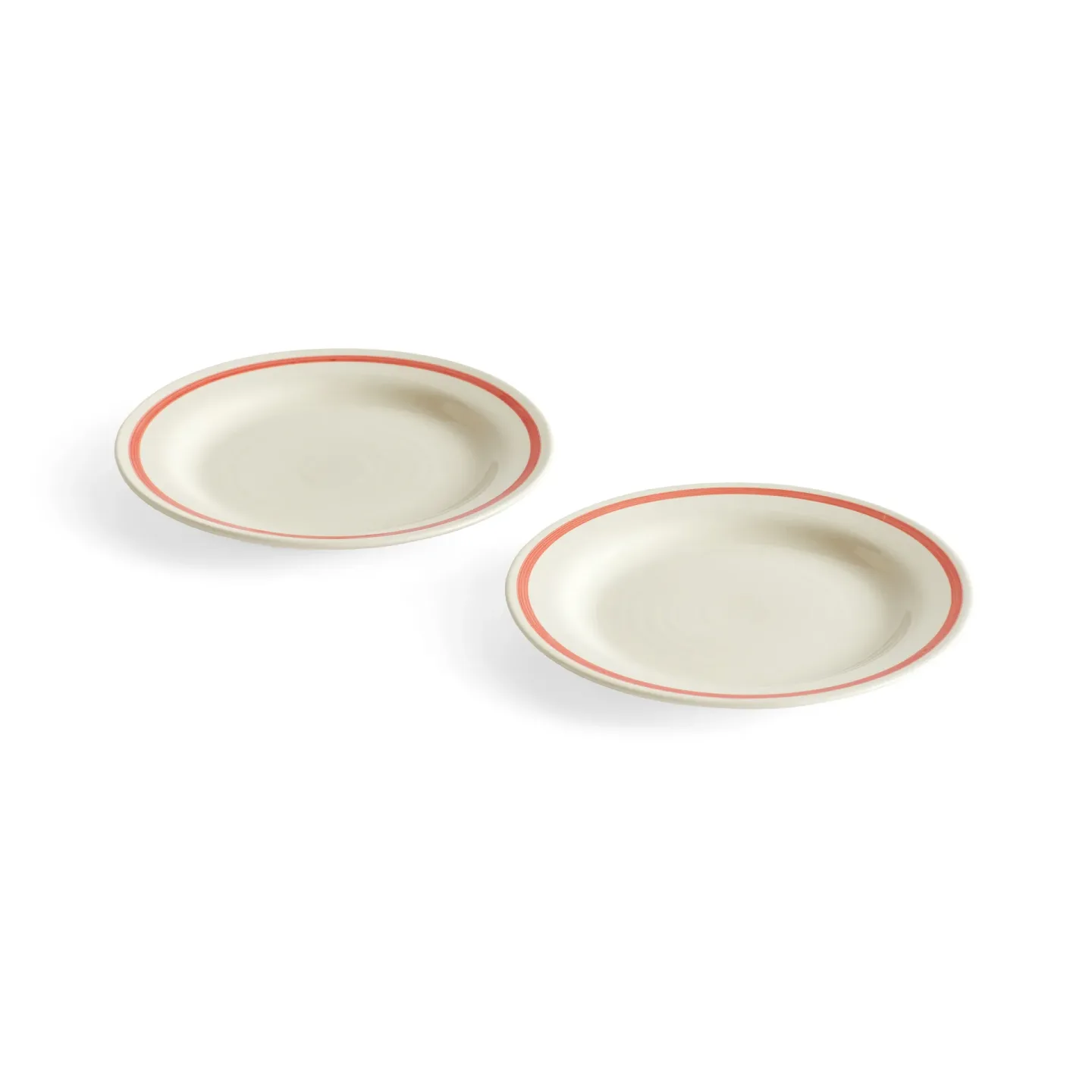 HAY Sobremesa Teller Ø18,5cm 2er Pack Red