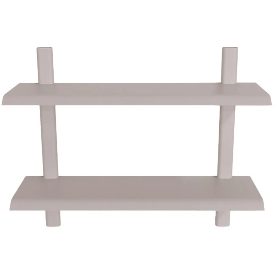 Spinder Design Wandregal Manta Taupe Stahl B 60 cm T 18.2 cm