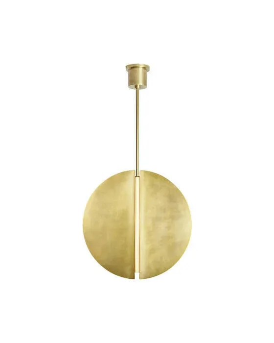 Bau 28" Pendant Natural Brass
