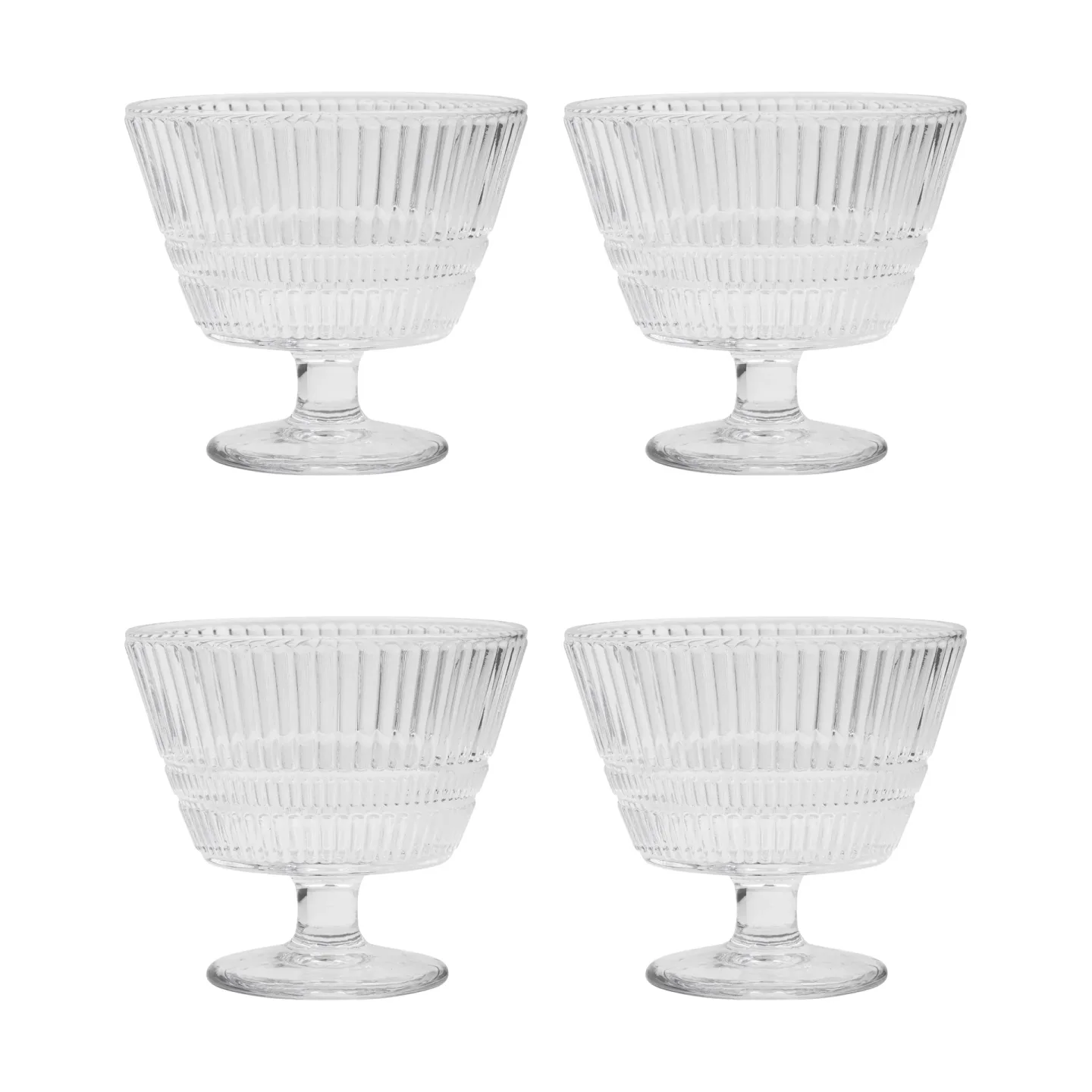 House Doctor Slots dessertskål 4-pack Klar