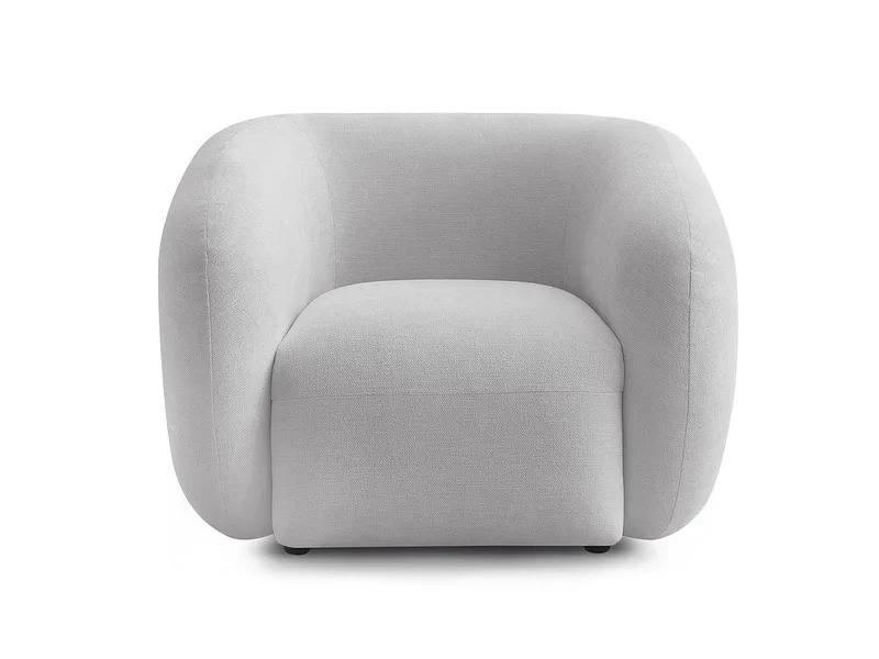 Sessel BOBOCHIC CELINE Stoff hellgrau