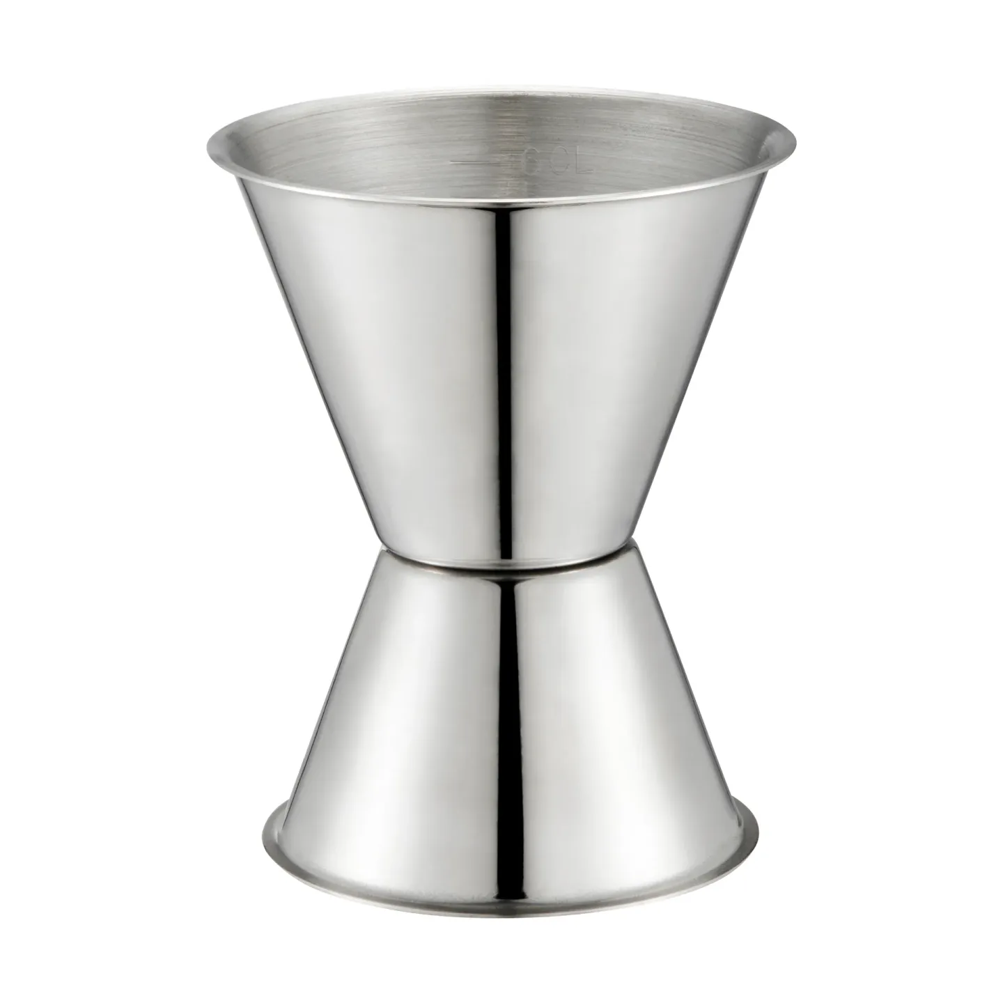 Dorre Maya wendbares Messglas 4-6 cl Silber