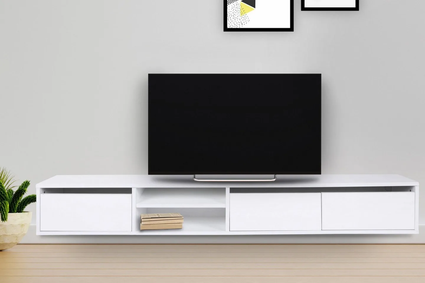 Belgium Tv-bänk 180 cm - Vit