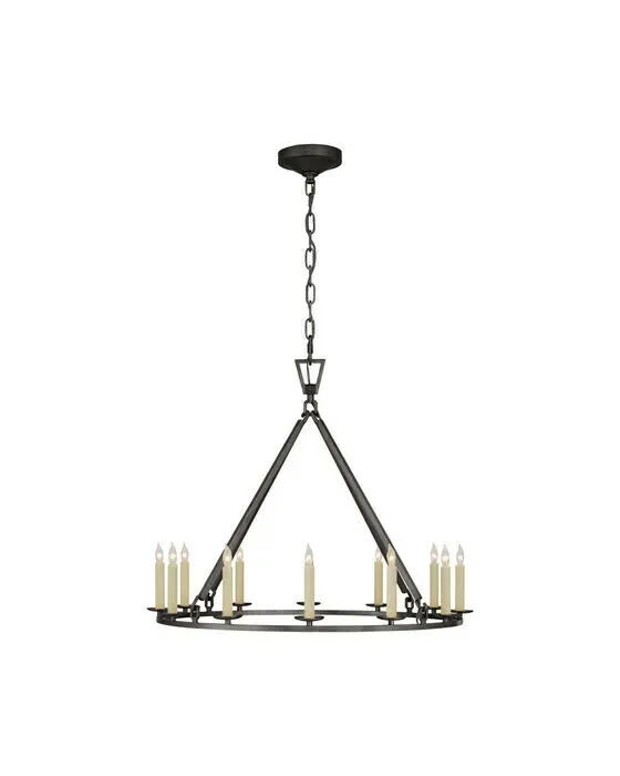 Darlana loftlampe rund sort