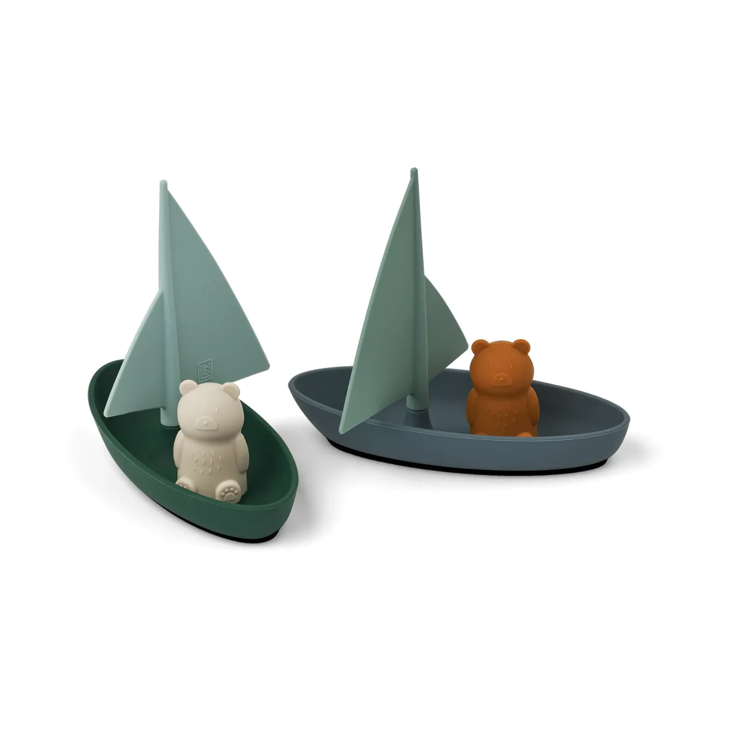 Liewood Ensley Badespielzeug Boote 2-teilig Whale blue multi mix