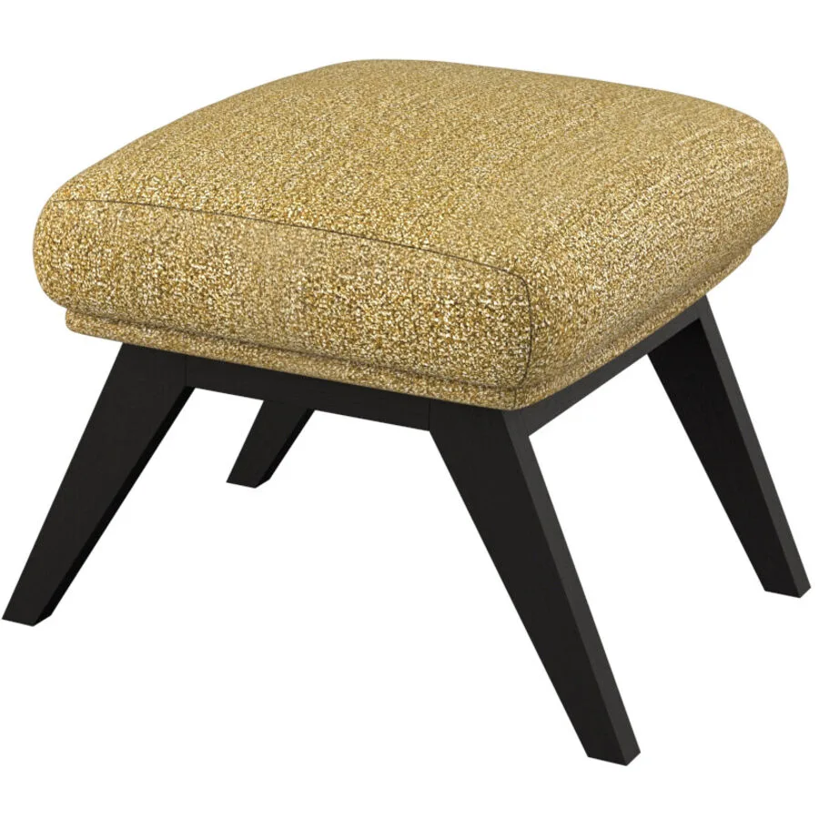 Hocker Halani senfgelb Stoff B 41 T 54 H 41 cm