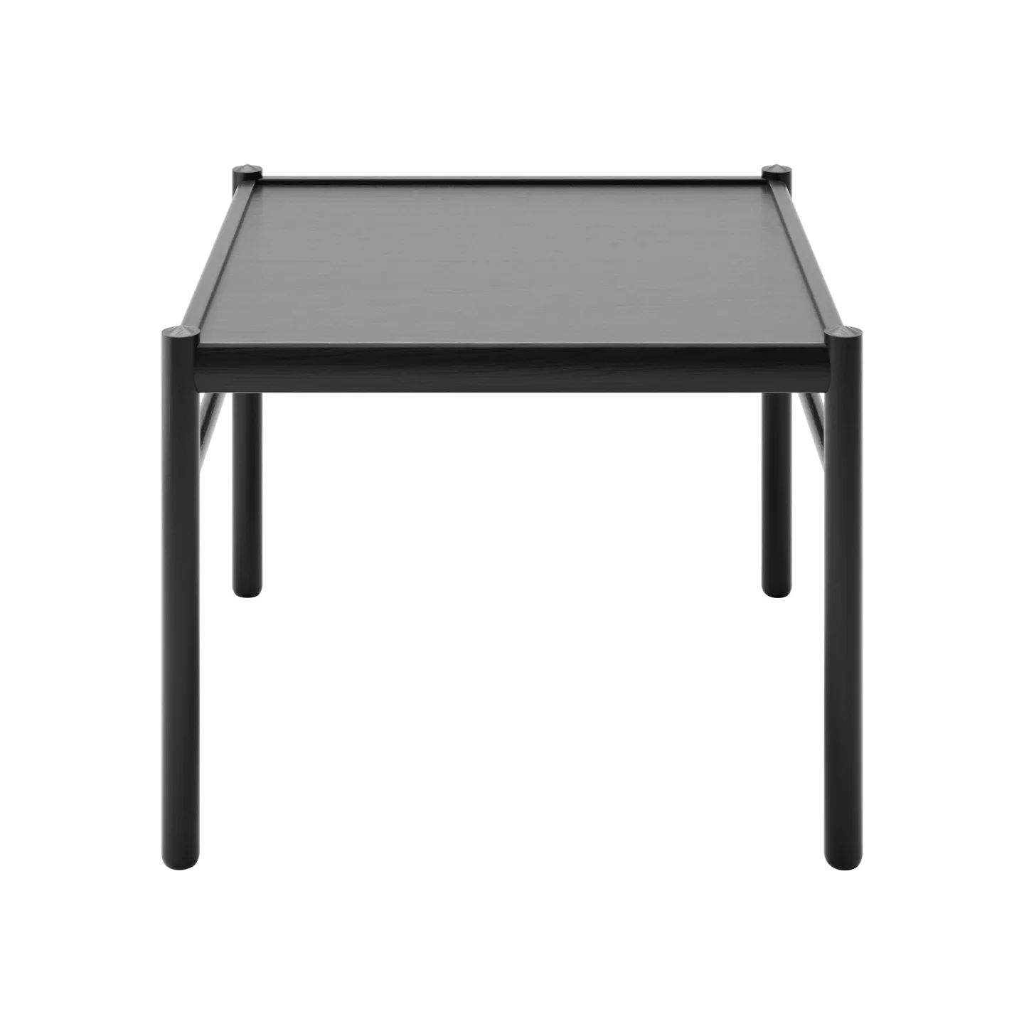 Carl Hansen - OW449 - Colonial Table, Svartlackad Ek - Soffbord - Ole Wanscher - Svart - Trä