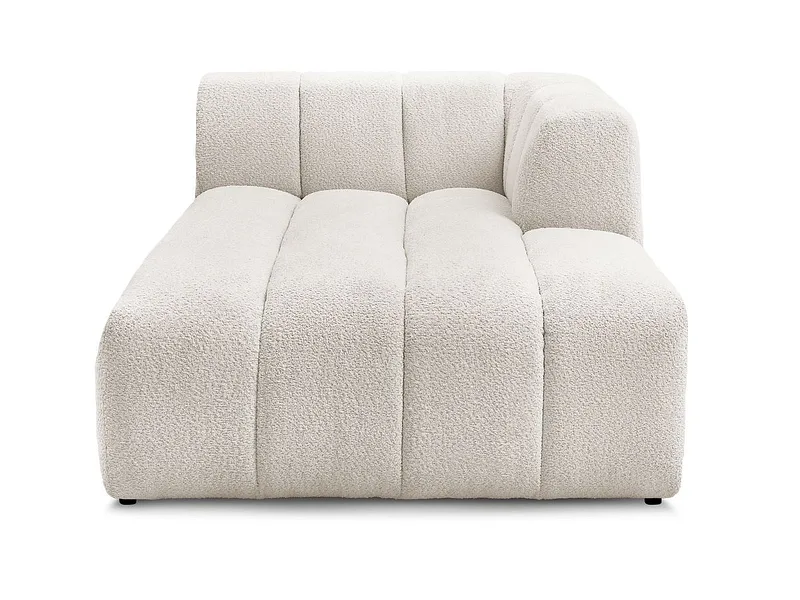 Récamière BOBOCHIC ANNECY Boucle-Stoff weiss