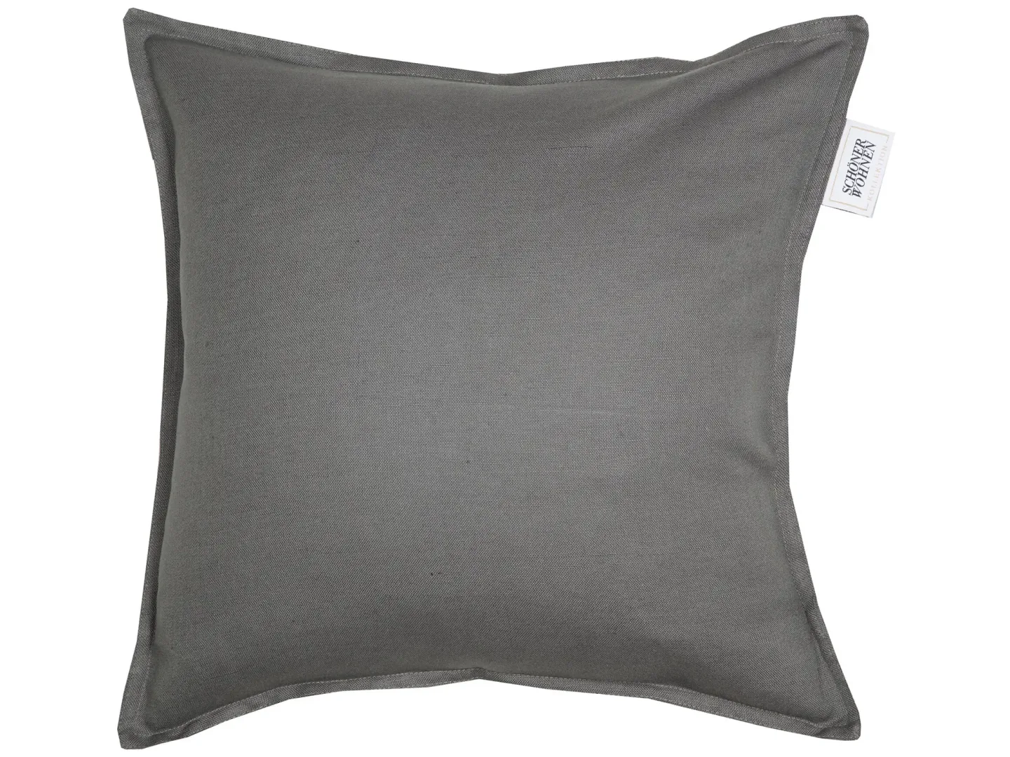 Stoeckel & Grimmler Kissenhülle Lino, Anthrazit 38x38 cm | Schubiger Möbel