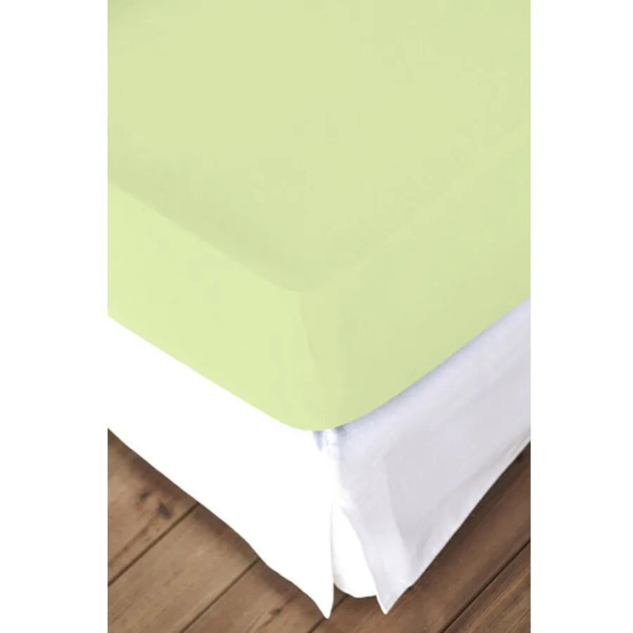 Living Home Fixleintuch Mako pistache Baumwolle 200 x 200 cm