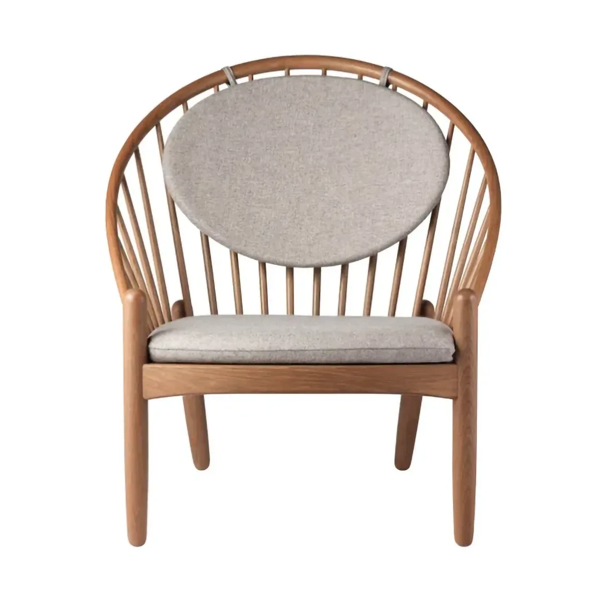 FDB Møbler J166 Jørna Stuhl Smoked oak-light grey