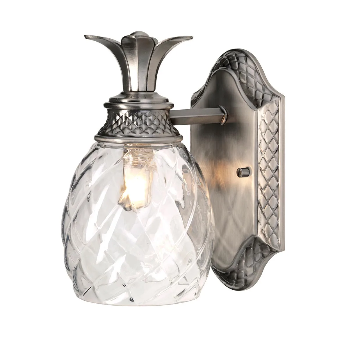 Elstead Lighting - Plantation Ø12 - Badrumslampa - Polerad antik nickel