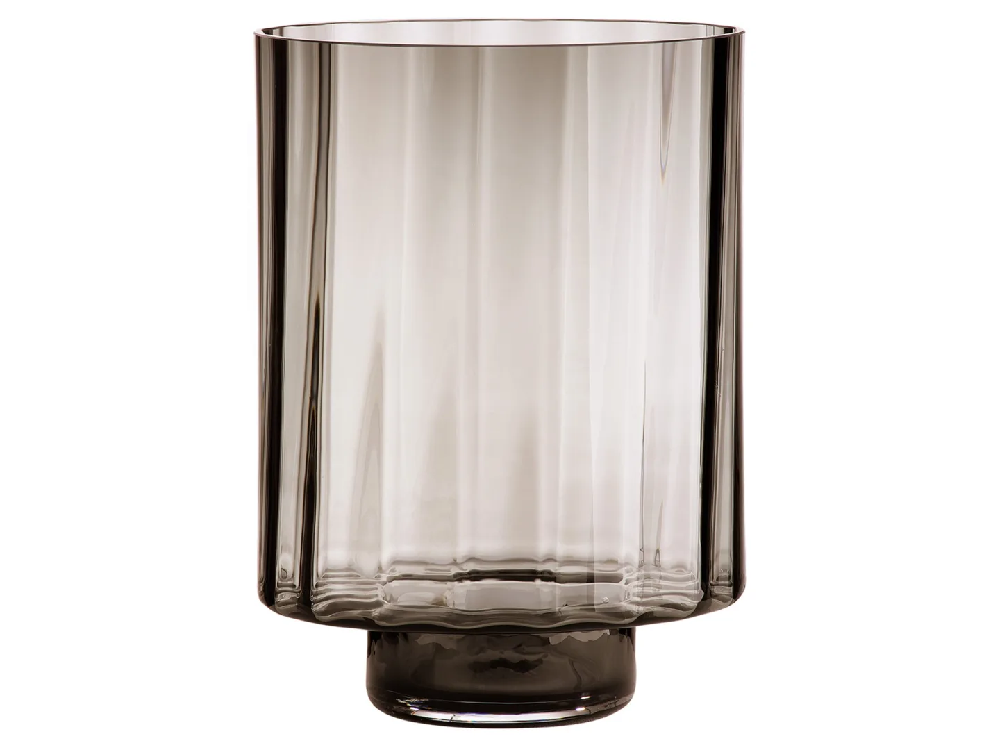 Gilde Windlicht Novus Rauchglas H: 35 cm | Schubiger Möbel