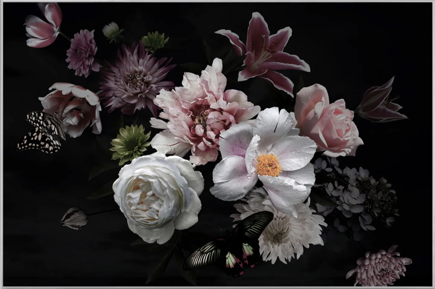 image LAND Bild mit Rahmen Hübsches Blütenbouquet | Schubiger Möbel