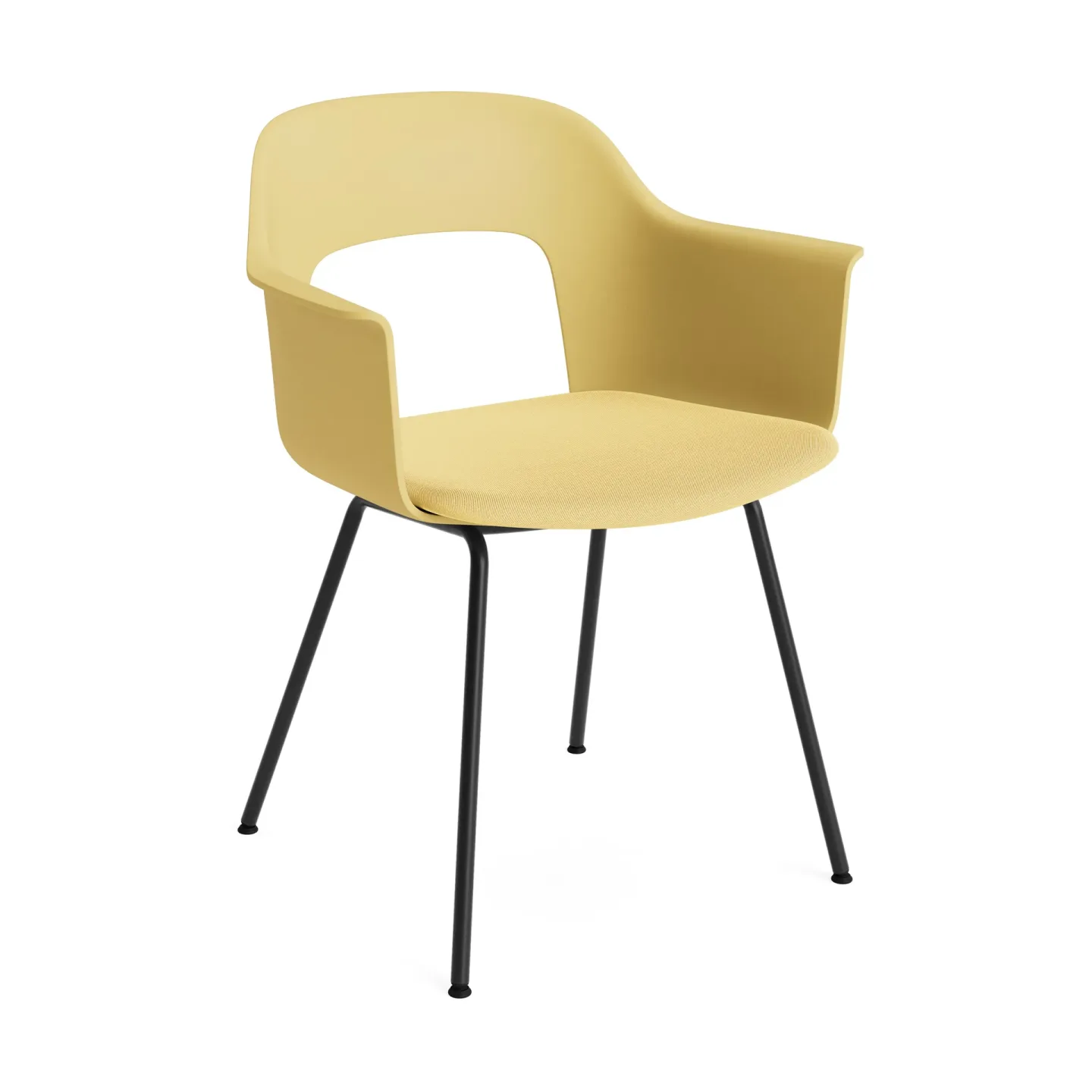 HAY Layout Armchair 213 karmstol Relate 431-biscotti-svartlackerad stål