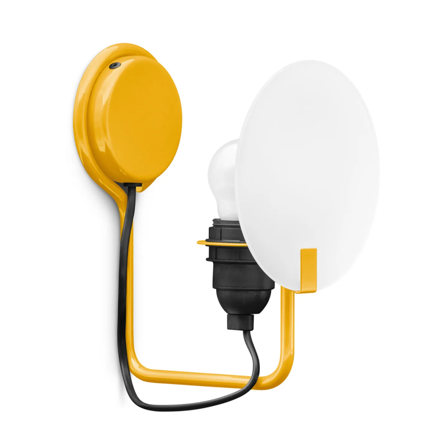 Bugia LED-væglampe, gul, med 1 lyskilde - Stilnovo - Stue - Design - Metal - Med én lyskilde