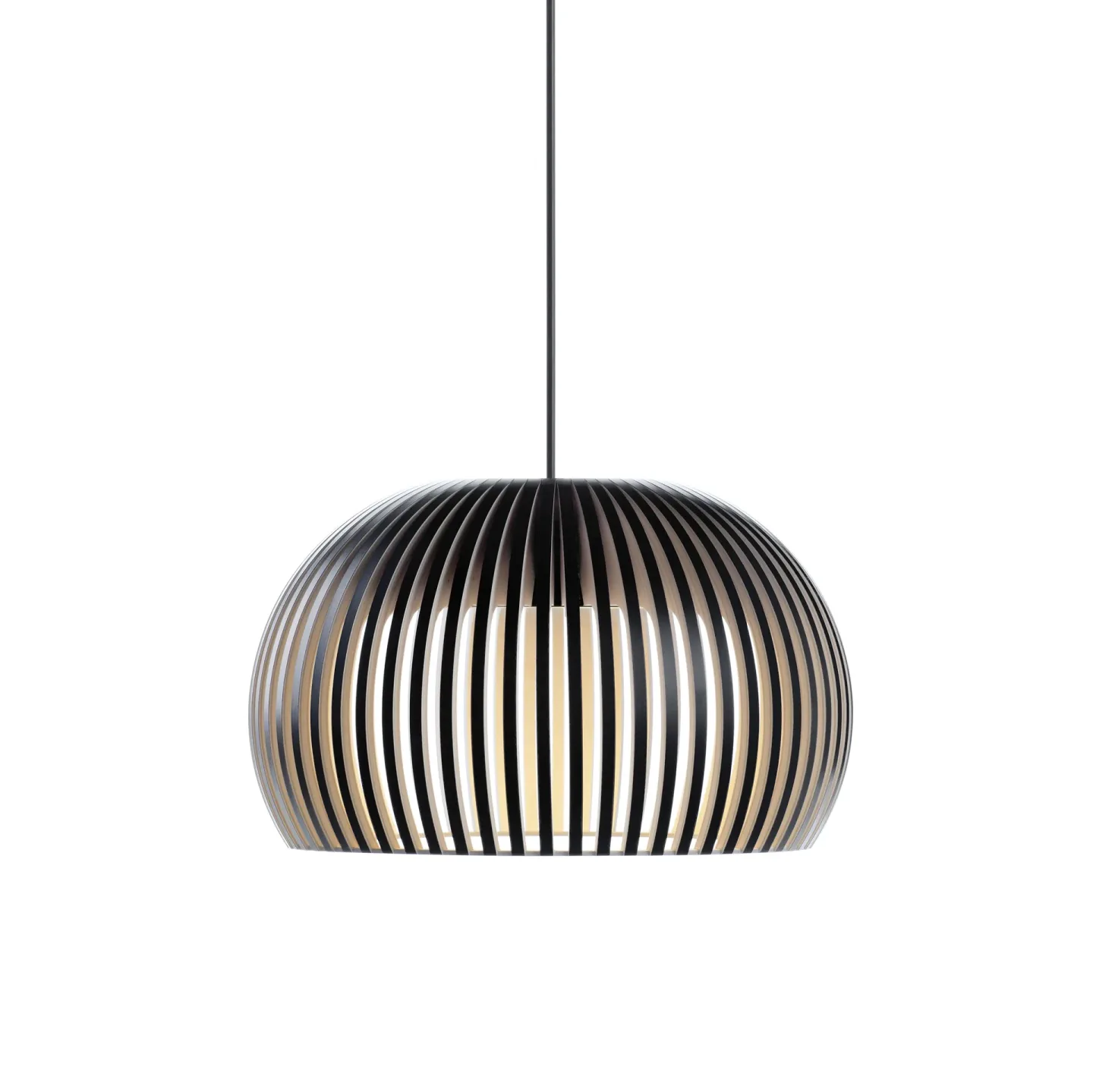 Secto Design Atto 5000, taklampa black laminated