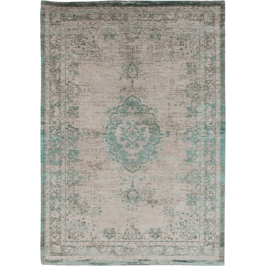 Teppich Medallion Salbeigrün, Beige, Grau Anderes Muster Polyester 140 x 200 cm