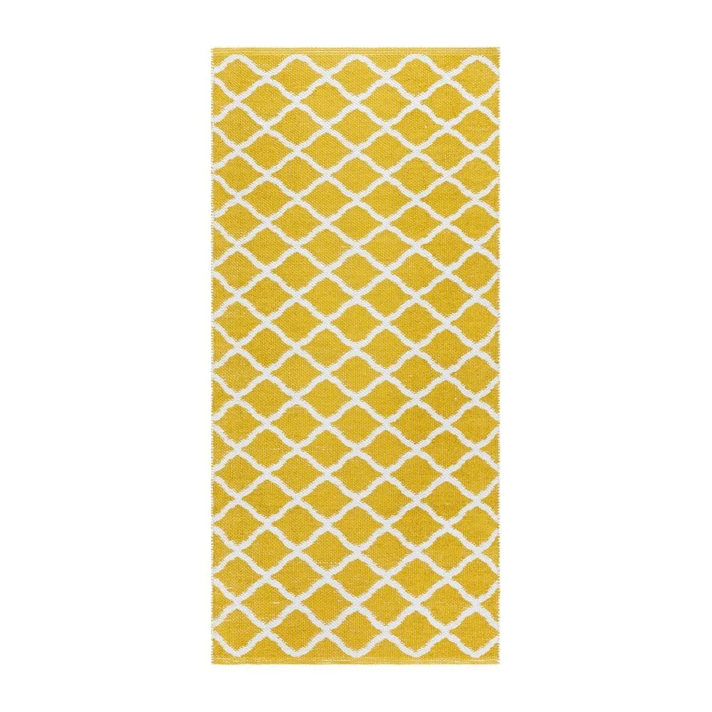 Plastmatta Hilma Wave - 70x250 cm, Gul