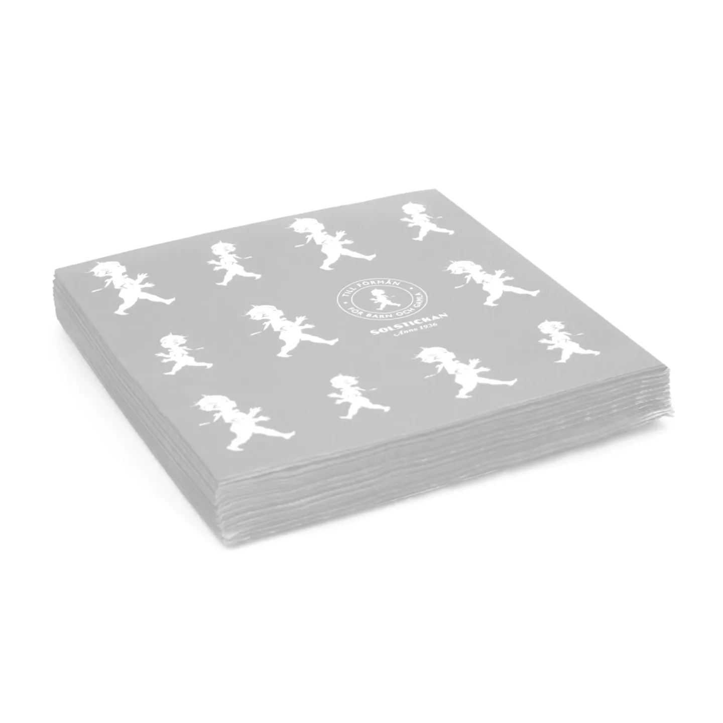 Solstickan Design Solstickan Servietten 33 x 33 cm 20er-Pack Grau