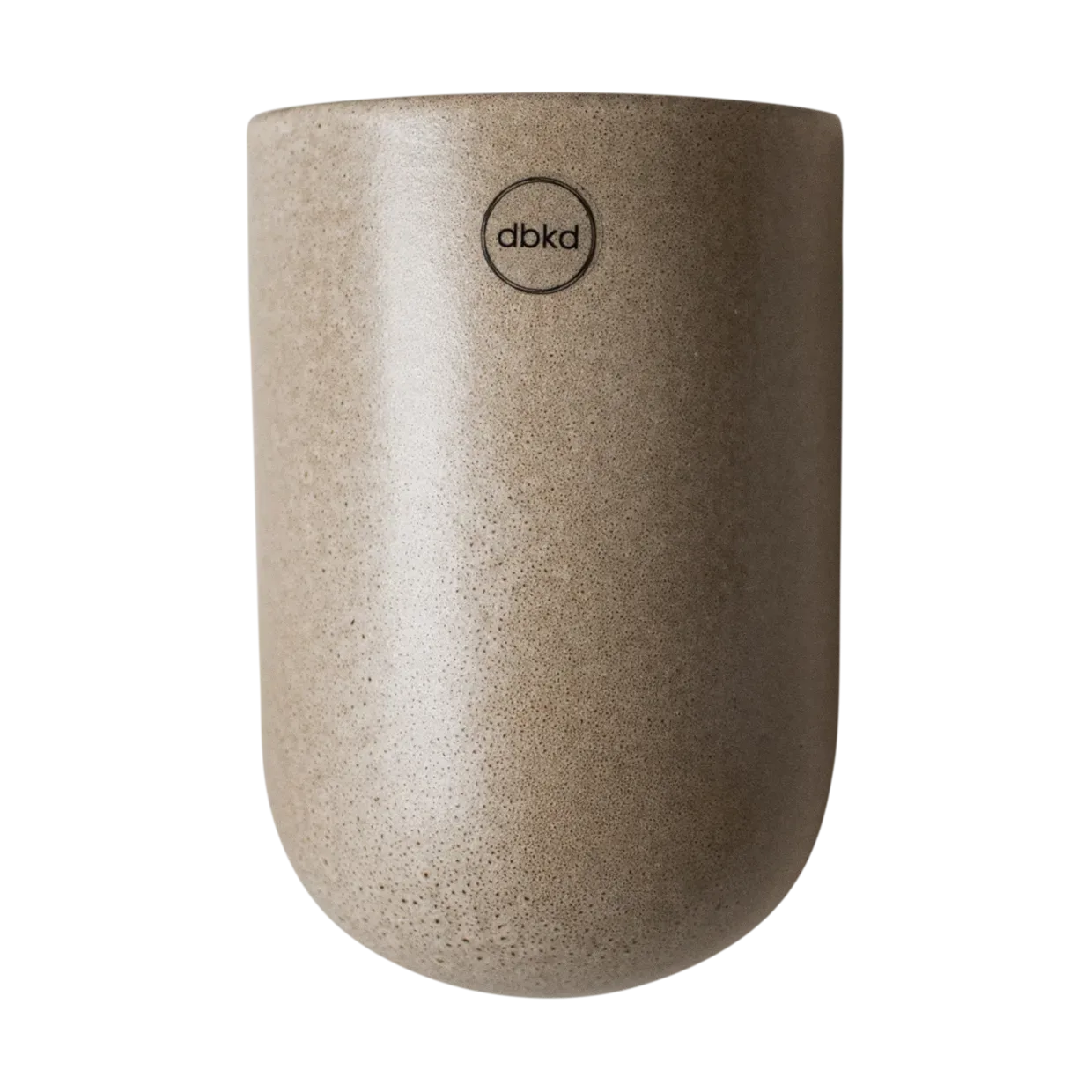 DBKD Wandhängender Blumentopf beige Medium 15 cm