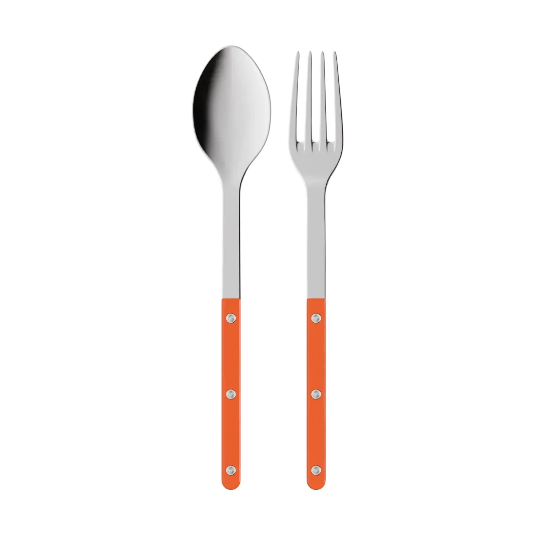 SABRE Paris Bistrot solides Servierbesteck 2-teilig Orange