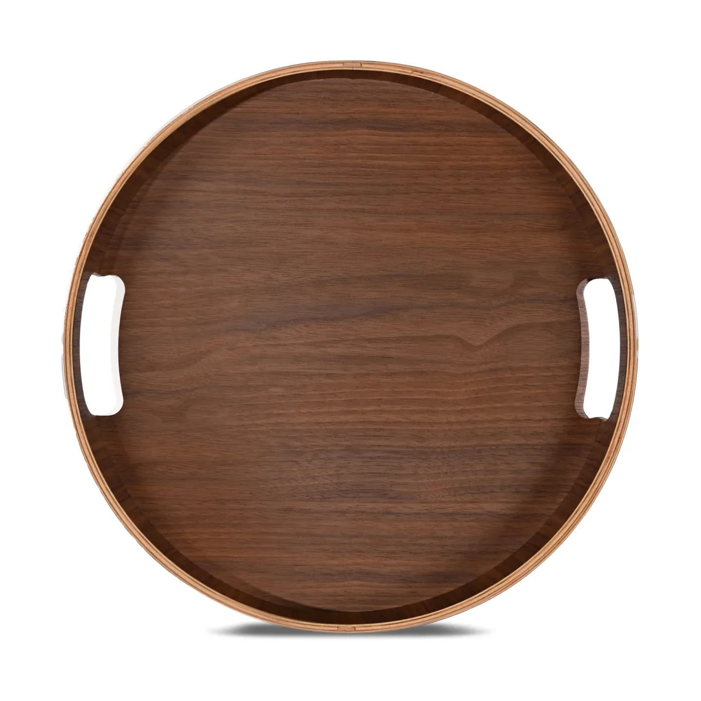 Sagaform Hanna runde Tablett Ø35 cm Dunkelbraun