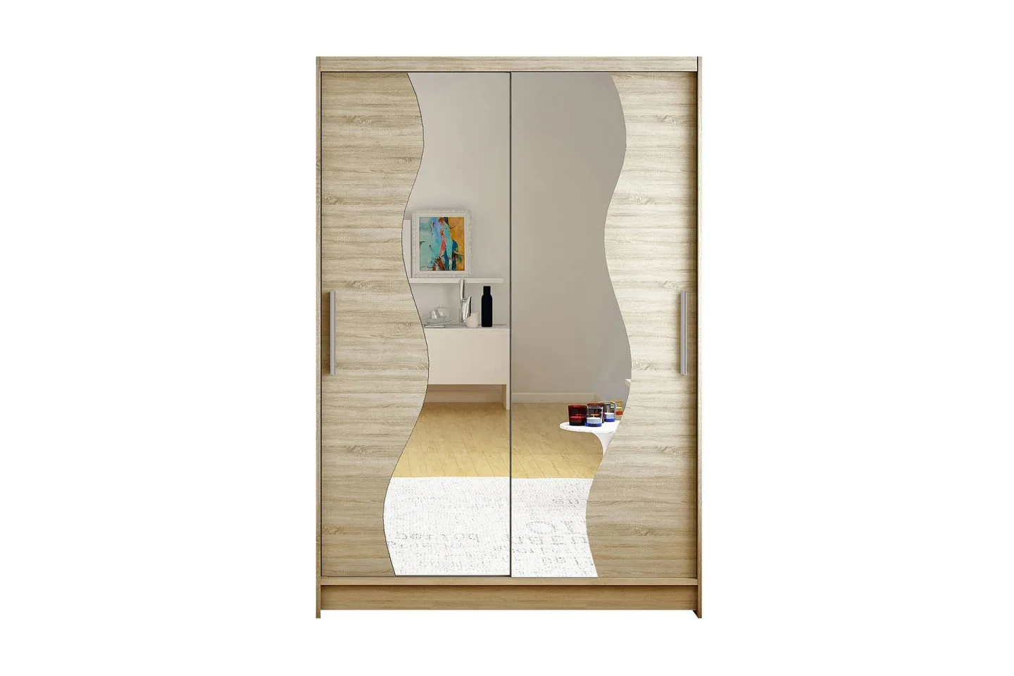 Miami Garderob 120x58x200 cm - Beige