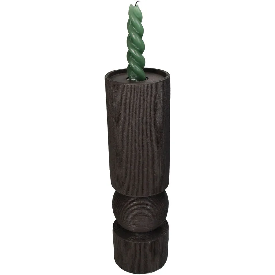 Kerzenhalter Kaars Braun Beton 30.7 cm