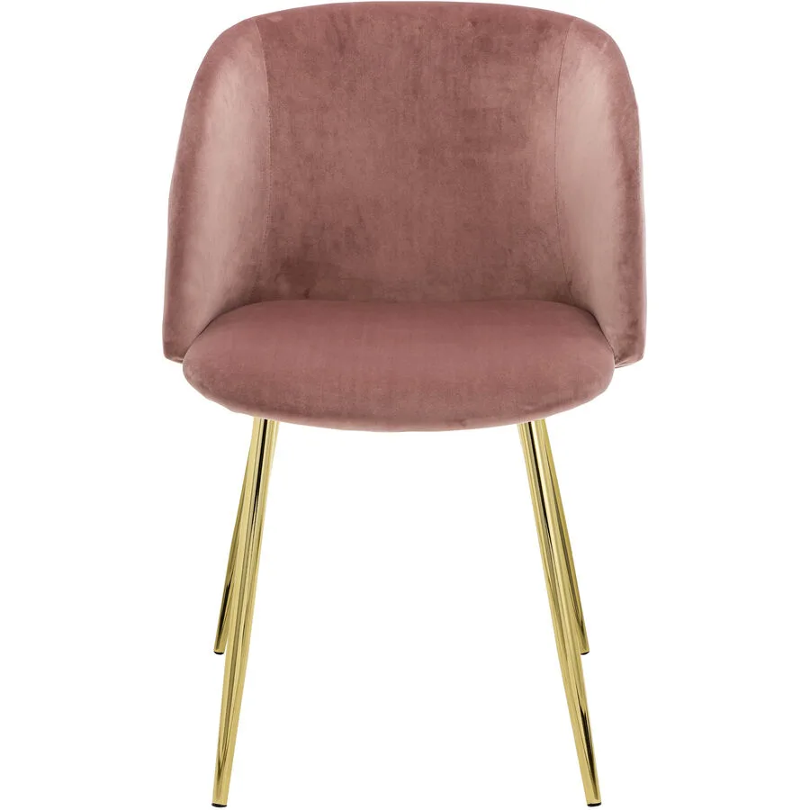 Schalenstuhl Yves Rosa Polyester 55 cm