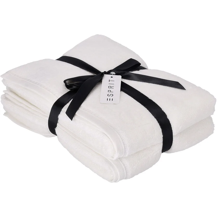 Esprit Duschtuch Daily Solid weiss Baumwolle