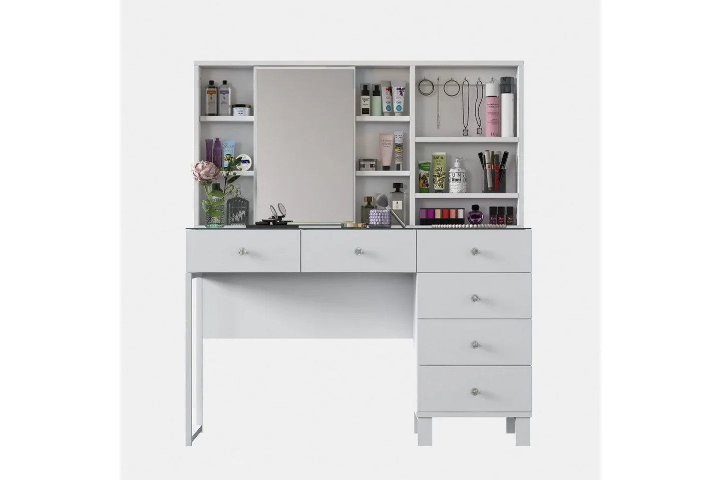 Talros Sminkbord 120 cm - Vit