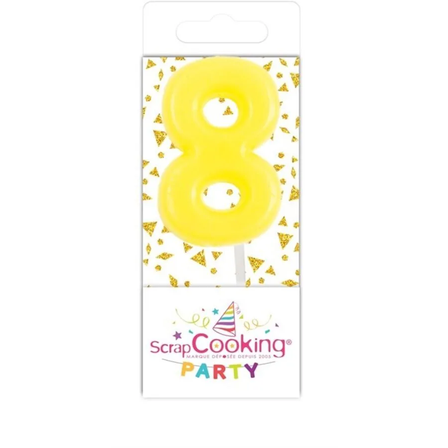 Scrap Cooking Kerzen-Set ScrapCooking bunt Wachs H 3.5 cm