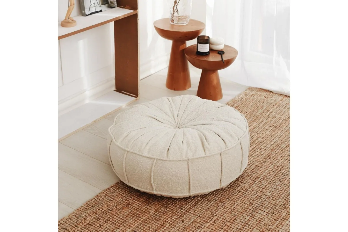 Nanagram Sittpuff 60 cm - Vit