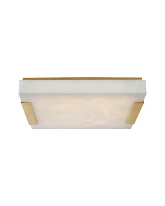 Covet Large Flush Mount Brass