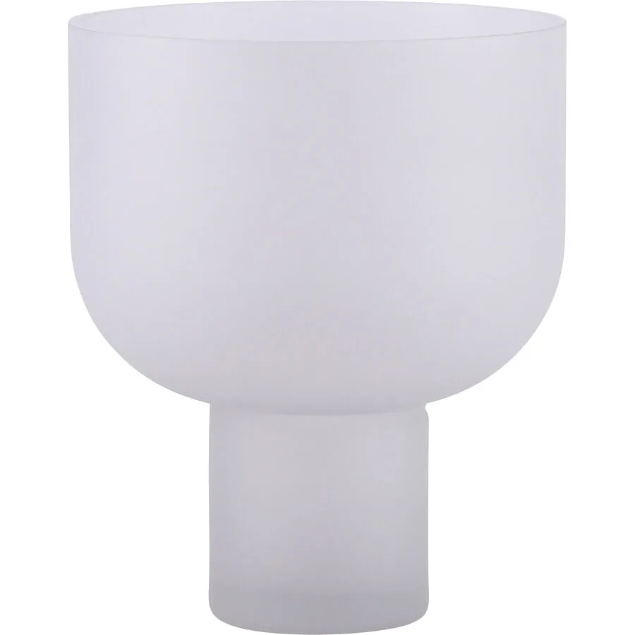 Vase Reduced Transparent Glas 35 cm
