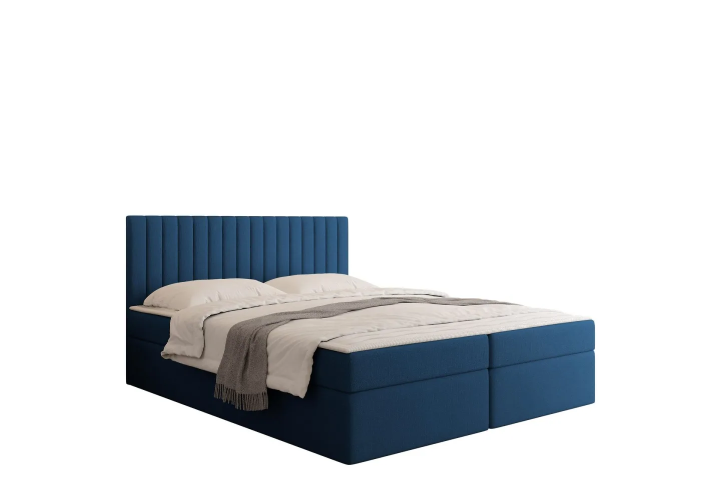 Calrosor Sängpaket Kontinentalsäng med Förvaring 140x200 cm - Blå