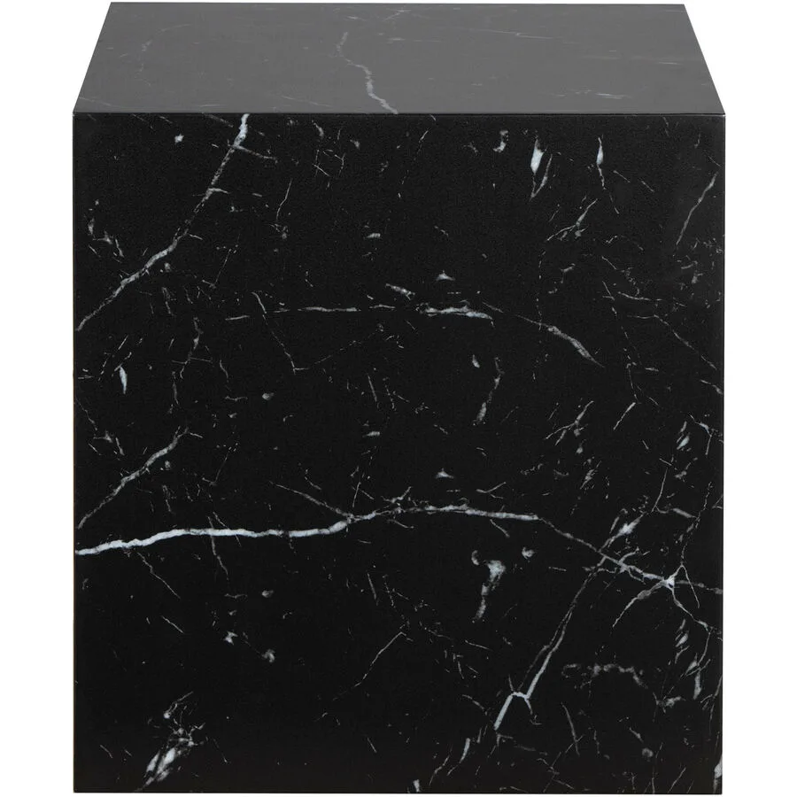Beistelltisch Avero Schwarz/Weiss MDF 45 cm