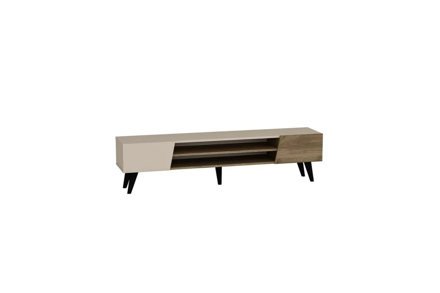 Torin Tv-bänk 180 cm - Valnöt/Beige